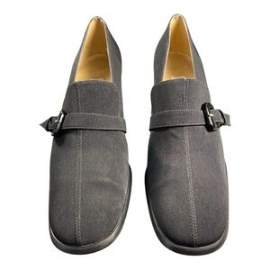 Proxy Made in Spain Black Heeled Loafers - Size 9.5